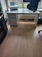 computermeubel ikea 6mn oud te koop, Huis en Inrichting, Kasten | Computermeubels, Ophalen, 70 tot 120 cm, Zo goed als nieuw, Wit hout