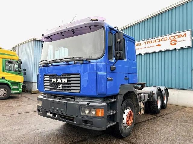 MAN 26.403 DFS 6x4 TRACTOR UNIT (EURO 2 / MANUAL GEARBOX / R, Auto's, Vrachtwagens, Euro 2, Achterwielaandrijving, Blauw, MAN