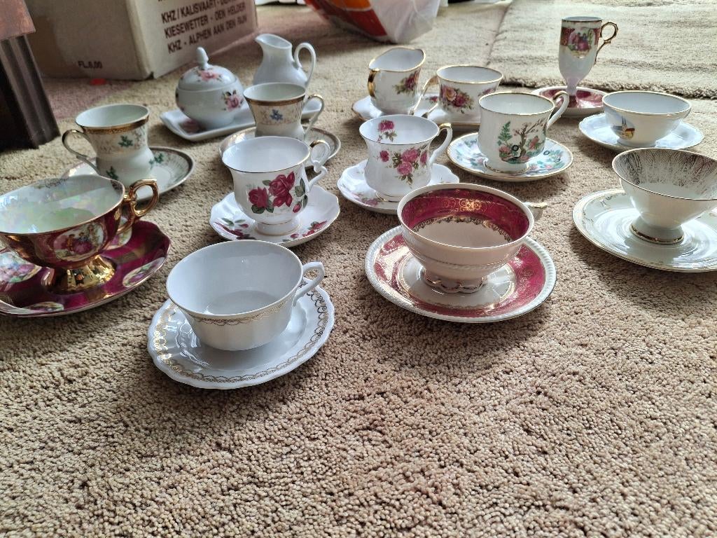 Kop en schotels, Ophalen, Gebruikt, Overige stijlen, Kop(pen) en/of Schotel(s)