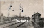 Ansichtkaart Briefkaart Trein halte Ouderkerk ad IJssel 1918, Ophalen of Verzenden, Voor 1920, Gelopen, Zuid-Holland