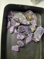 Lot met ruwe stukjes amethist, Ophalen of Verzenden