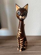 Vintage houten kat, Antiek en Kunst, Ophalen of Verzenden