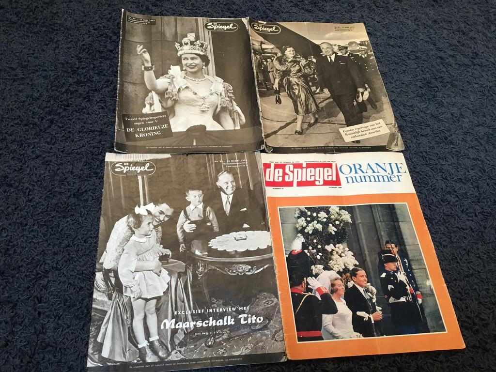 4 x De Spiegel, Verzamelen, Tijdschriften, Kranten en Knipsels, Ophalen of Verzenden, 1980 tot heden, Tijdschrift