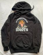 Lion King - I'm Surrounded By Idiots Hoodie [Size M] New, Ophalen of Verzenden, Nieuw, Maat 48/50 (M), Zwart