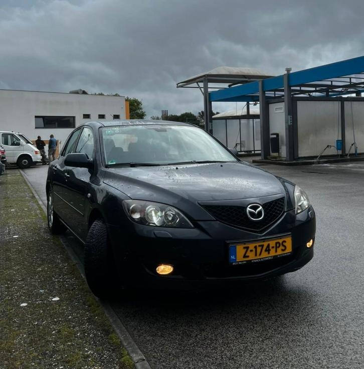 Mazda 3 1.6 Hatchback 2008 Grijs, Auto's, Mazda, Particulier, ABS, Airbags, Airconditioning, Centrale vergrendeling, Climate control