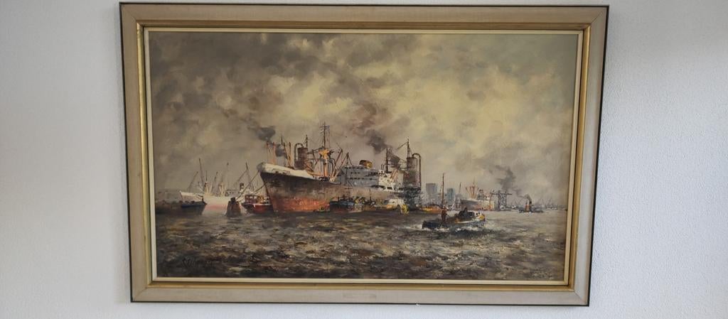 Olieverf schilderij van Siem Schaeffer, Ophalen of Verzenden