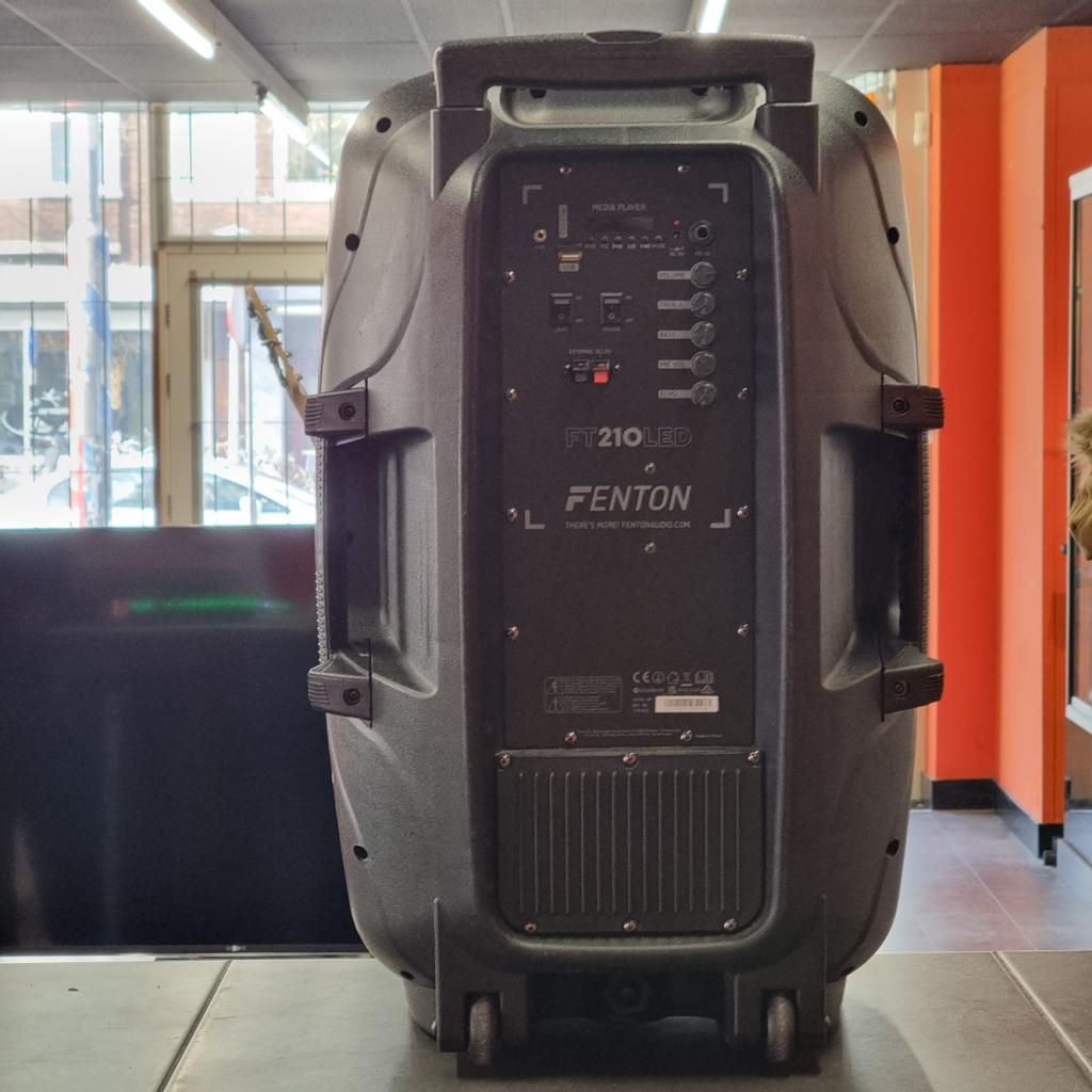Fenton FT210LED 700W Portable Speaker Zwart, Fenton, Gebruikt, Info@fenton.audio, Kelvinlaan 7, 9207 JB Drachten, Nederland