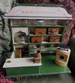 Vintage winkeltje speelgoedwinkel kruidenier hout Miekje, Poppenhuis, ., Ophalen of Verzenden, .