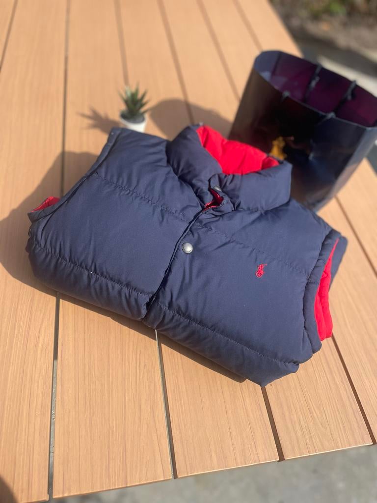 Ralph Lauren bodywarmer, kindermaat XL, valt als S, Kleding | Heren, Bodywarmers, Ophalen of Verzenden, Nieuw, Blauw