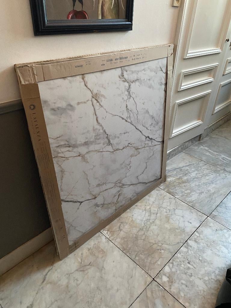 Tegel Porcelanosa Marmer-look MAT 120x120x0.65, Ophalen, 60 cm of meer, Nieuw, Minder dan 5 m²