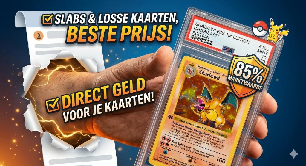 Slabs en losse pokémon kaarten gezocht!, Hobby en Vrije tijd, Verzamelkaartspellen | Pokémon, Ophalen of Verzenden