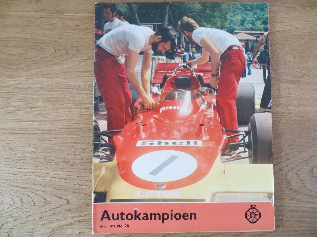 Autokampioen 28 1971 Fiat 130 (test), Caravan diefstal, Ophalen of Verzenden, Nieuw, Overige merken