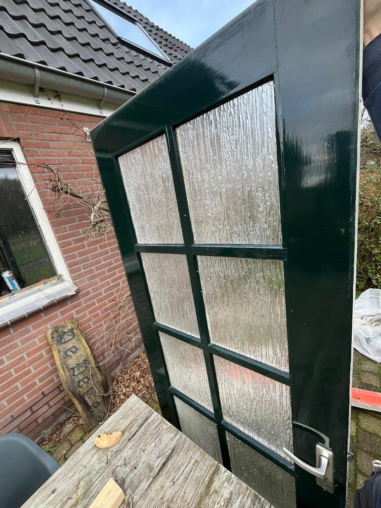 Voordeur 210,5 x 87,5 cm, Ophalen, 200 tot 215 cm, Glas, Buitendeur