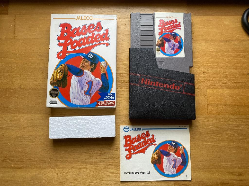 Bases loaded nes usa, Avontuur en Actie, 1 speler, Ophalen of Verzenden, Zo goed als nieuw