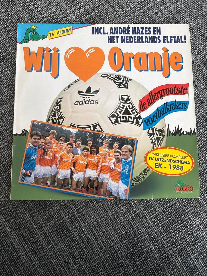 Wij Houden Van Oranje - EK 1988 Voetbal LP, Cd's en Dvd's, Vinyl | Nederlandstalig, Gebruikt, Levenslied of Smartlap, Ophalen