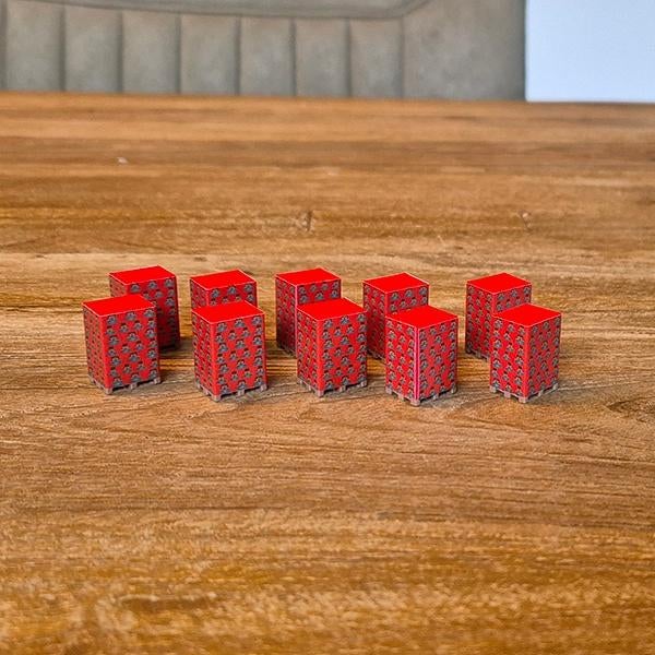 Pallet met Bierkratten – Set van 10 – 1-87 / H0, Overige merken, Gelijkstroom of Wisselstroom, Brug, Tunnel of Gebouw, Nieuw