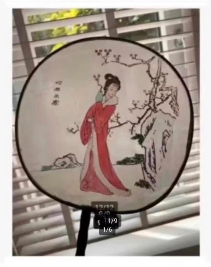 2 x Japanse waaiers, stof hout, zeer mooi, pr.p.stuk, Ophalen of Verzenden