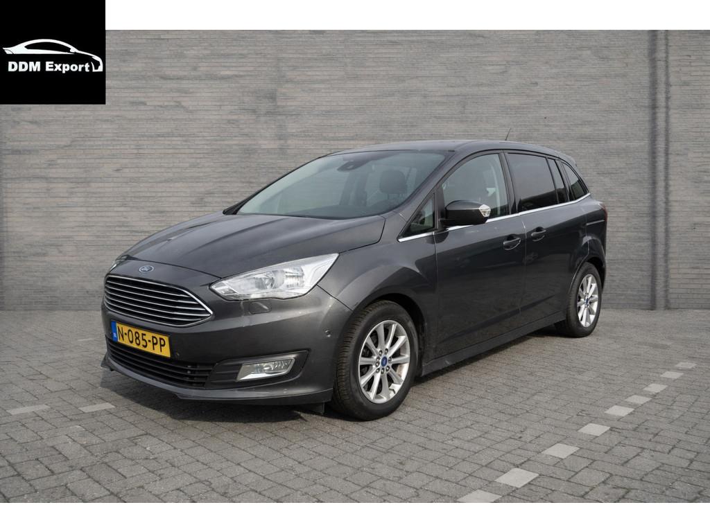Ford Grand C-Max 1.5 Titanium Automaat (bj 2017), Auto's, Ford, Euro 6, 150 pk, Bedrijf, 750 kg