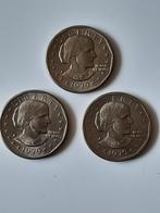 3 Anthony dollars 1979 p-d-s unc  kk f.21.2, Ophalen of Verzenden, Noord-Amerika