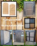 Tuinpoorten & Schuurdeuren., Tuin en Terras, Nieuw, Ophalen of Verzenden, 150 tot 200 cm, Hout