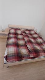 Tweepersoonsbed met 2 nachtkastjes, Ophalen, Gebruikt, Tweepersoons, Modern