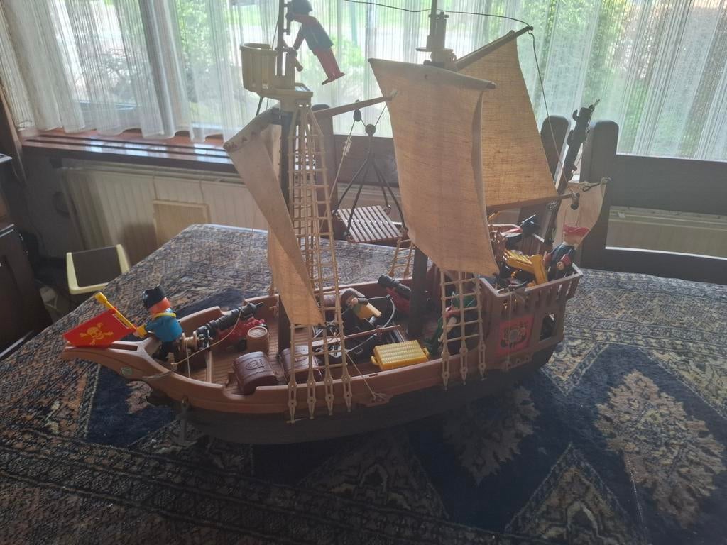 Playmobil piratenschip jaren 80, Ophalen of Verzenden