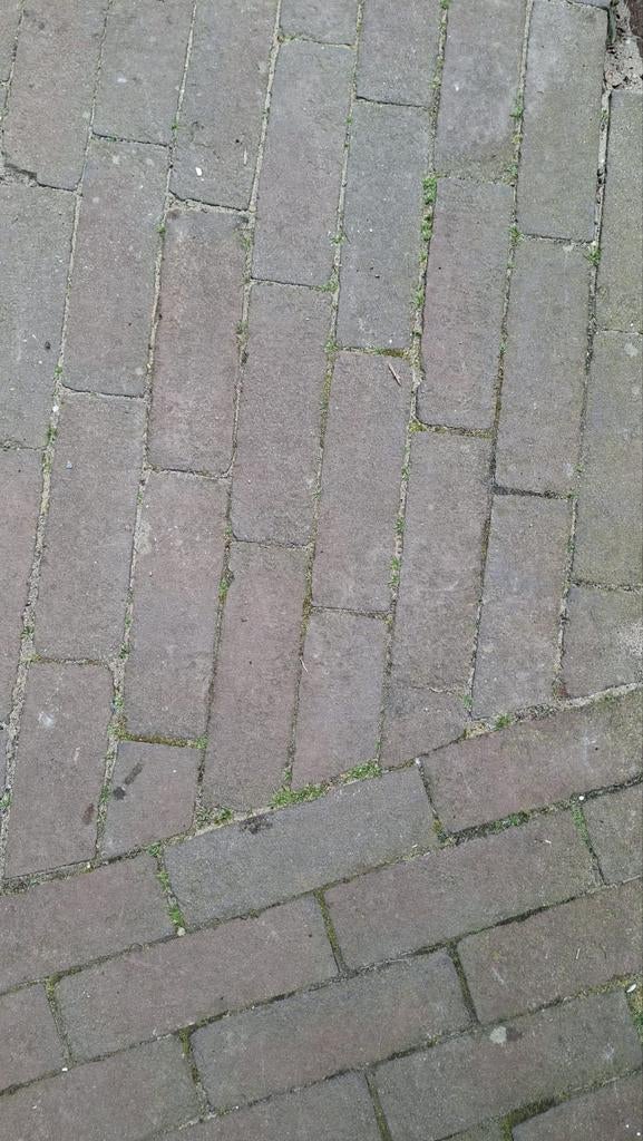 Klinkers gratis af te halen, Tuin en Terras, Tegels en Klinkers, Ophalen, Gebruikt, Beton, Klinkers