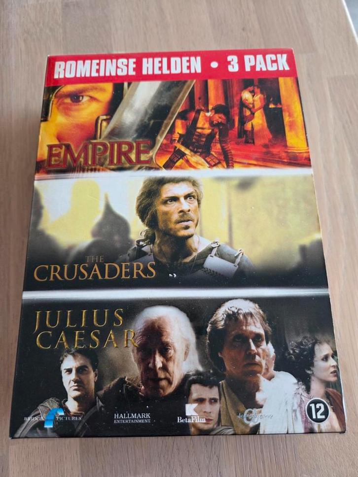 Romeinse Helden 3 Pack DVD: Empire, Crusaders, Julius Caesar, Cd's en Dvd's, Dvd's | Drama, Gebruikt, Historisch of Kostuumdrama
