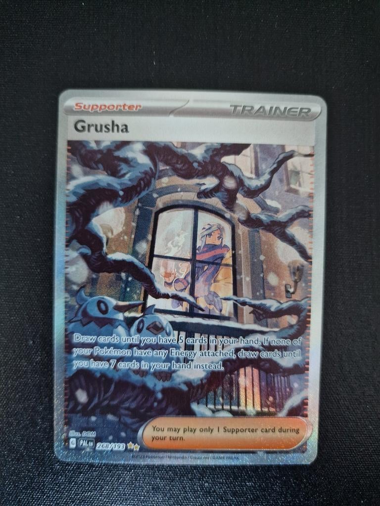 Pokémon Grusha Trainer kaart, Ophalen of Verzenden