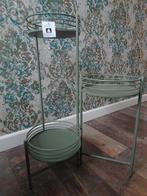 Groen ijzeren plantentafeltje met 3 etages/ etagère, Ophalen, Nieuw