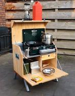 Unieke kampeerkeuken / chuckbox / kampeerkist, Ophalen, Zo goed als nieuw