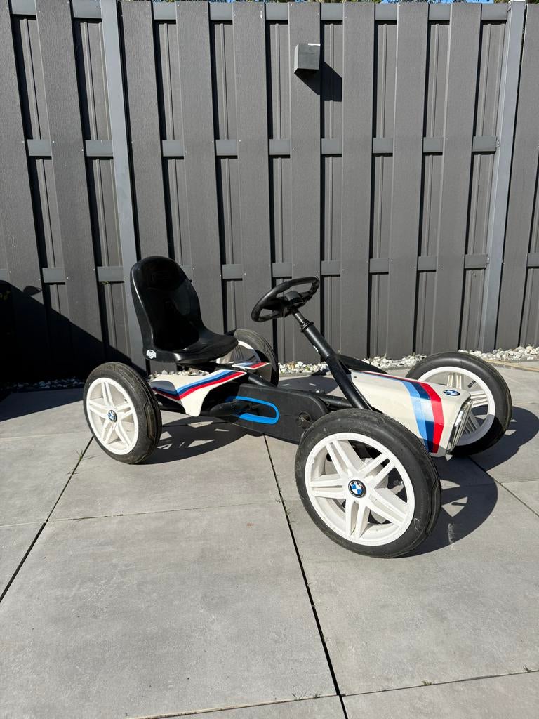 Berg skelter BMW met pedalen, Ophalen of Verzenden, Gebruikt, Trapvoertuig