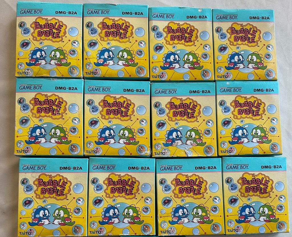 12x Japanse Bubble Bobble, Spelcomputers en Games, 1 speler, Ophalen, Zo goed als nieuw, Vanaf 3 jaar