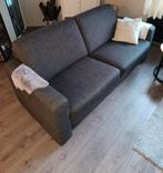 Gratis Nette donkergrijze tweezitsbank, Ophalen, Gebruikt, Tweepersoons, Rechte bank
