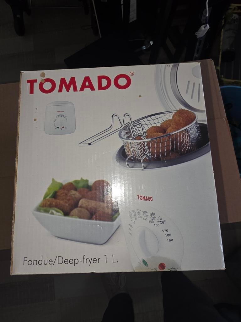 Tomado Fondue/Deep-fryer 1 L, Witgoed en Apparatuur, Frituurpannen, Ophalen of Verzenden