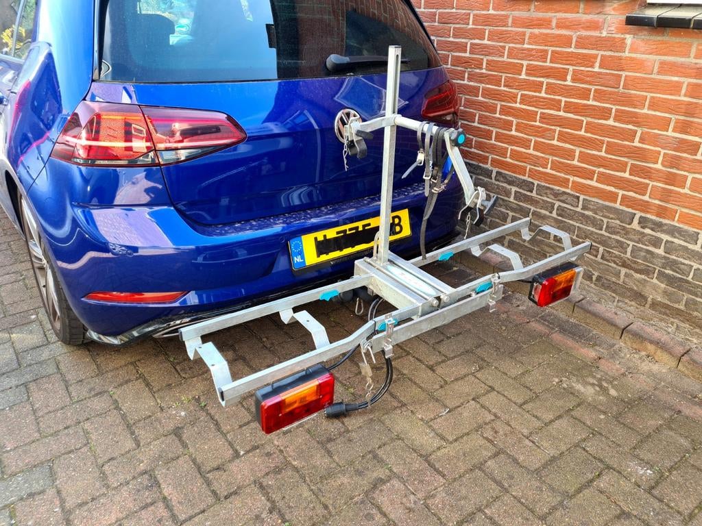 Fietsendrager MULTA Vlinder Compact voor 2 fietsen, Auto diversen, Fietsendragers, Gebruikt, Trekhaakdrager, 2 fietsen, Ophalen of Verzenden