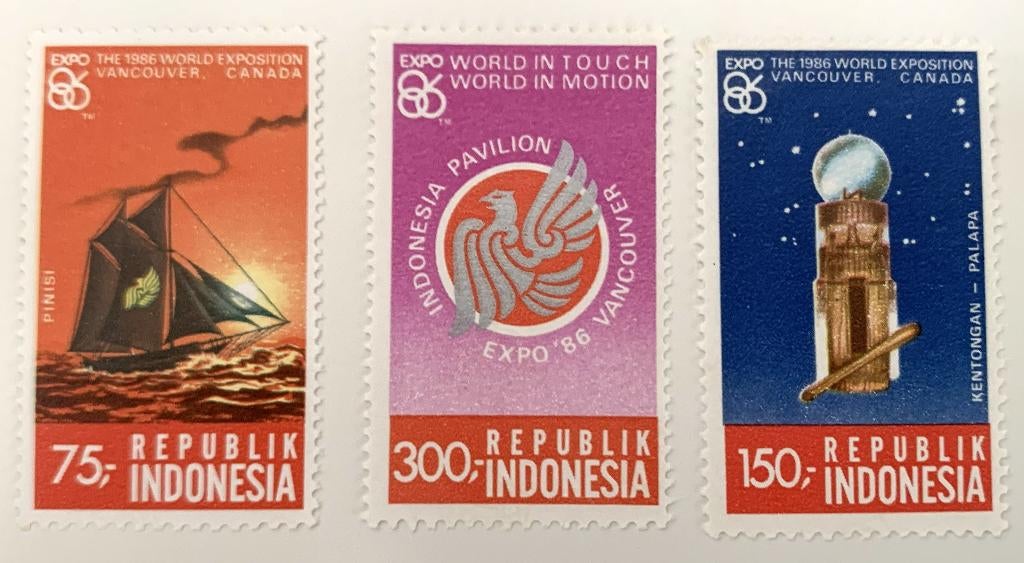 Indonesië 1986 Expo Vancouver (026), Ophalen of Verzenden, Postfris, Zuidoost-Azië