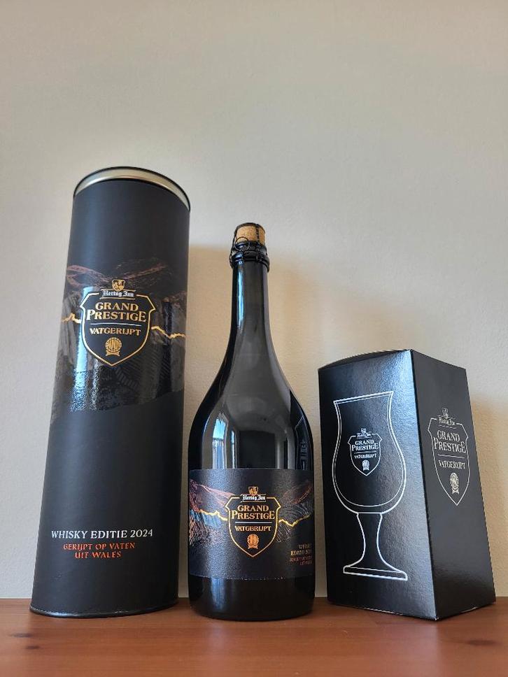 Hertog Jan - Vatgerijpt 2024 Whisky Wales bier + Glas, Verzamelen, Biermerken, Nieuw, Flesje(s), Hertog Jan, Ophalen of Verzenden