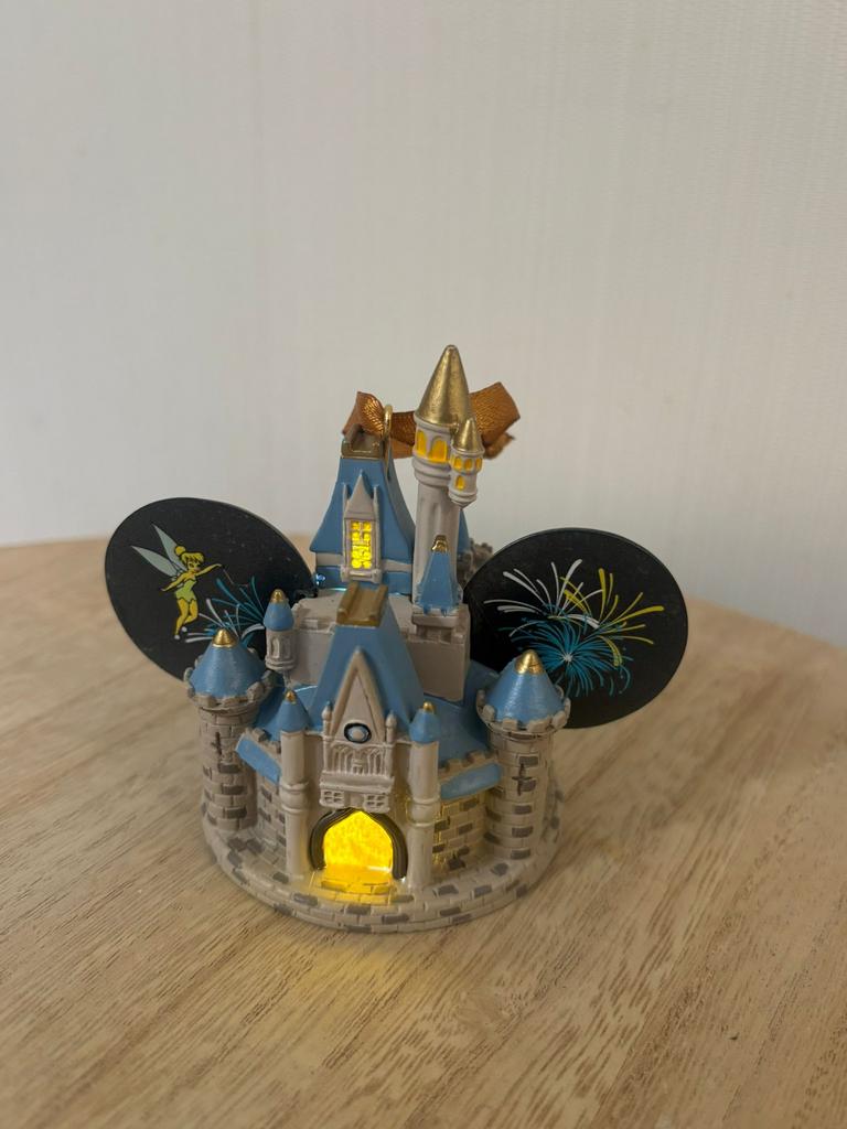 Disney Parks Cinderella kasteel mickey ears ornament, Verzamelen, Disney, Ophalen of Verzenden, Mickey Mouse, Nieuw, Beeldje of Figuurtje