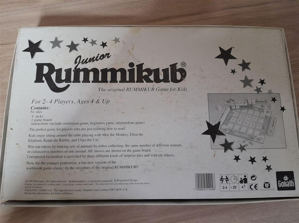 rummikub junior engelse versie [s1281], Verzenden, Zo goed als nieuw