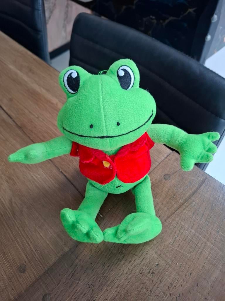 Duinrell Kikker Knuffel - Zo goed als nieuw, Ophalen of Verzenden, Zo goed als nieuw, Kikker