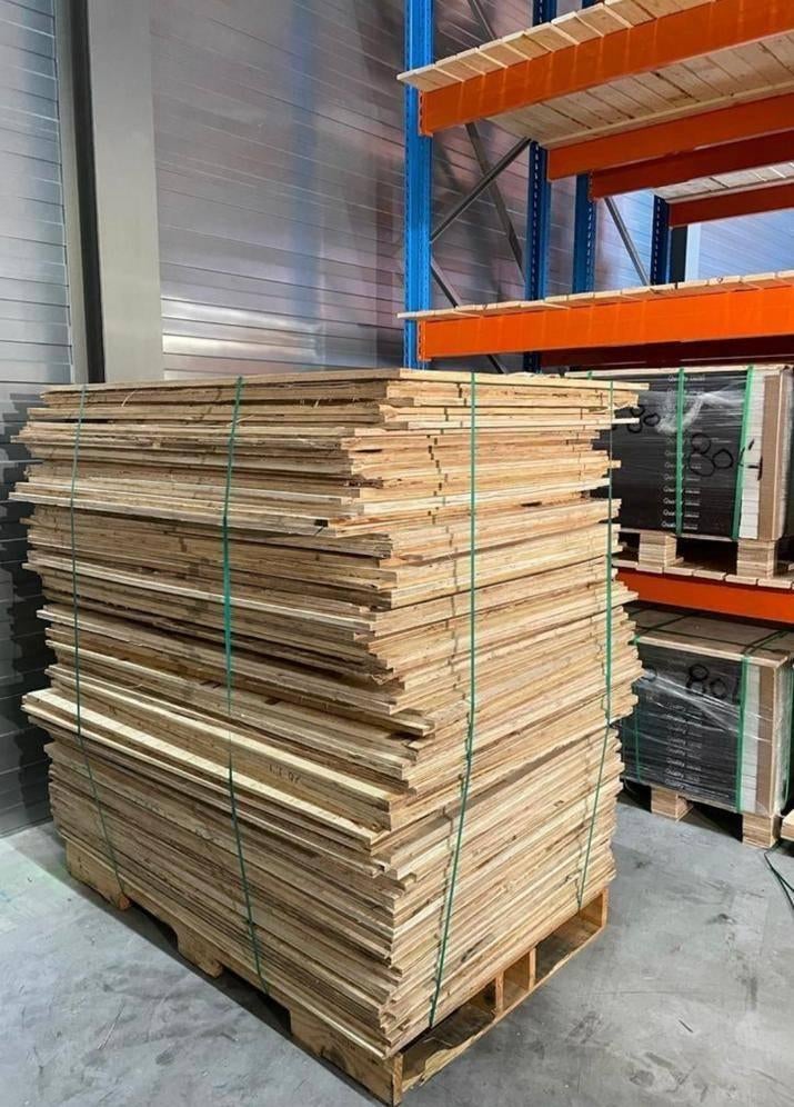 Partij underlayment platen - Diverse maten, Doe-het-zelf en Verbouw, Platen en Panelen, Ophalen, Zo goed als nieuw, Hout, Minder dan 20 mm