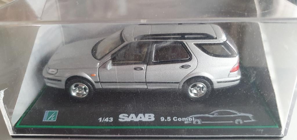 saab 9.5 combi zilver model, Verzamelen, Ophalen of Verzenden, Nieuw, Auto's