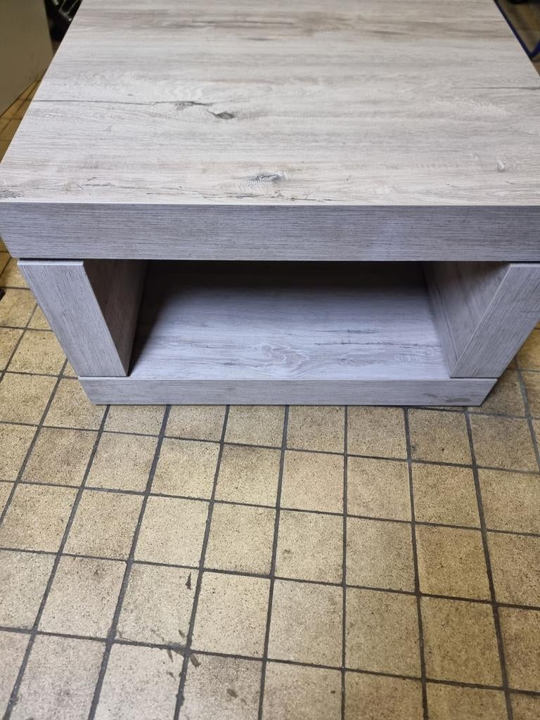 Salontafel met opbergruimte - Licht hout, Huis en Inrichting, Tafels | Salontafels, Gebruikt, 50 tot 100 cm, Modern, Minder dan 50 cm