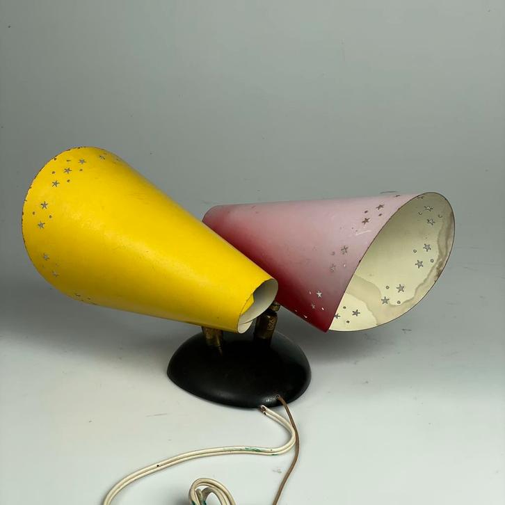 Vintage mid century wandlampje Hoso Hoffmeister, Huis en Inrichting, Lampen | Wandlampen, Zo goed als nieuw, Ophalen