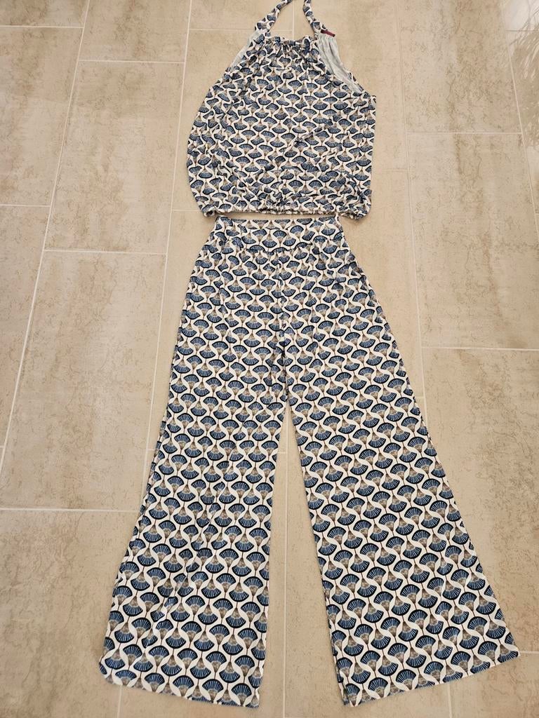 Baboux pak, nw 1 maat (40) niet gedragen blauw ecru €22,50, Kleding | Dames, Ophalen of Verzenden, Nieuw, Maat 38/40 (M), Blauw