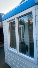 Kunststof kozijn 133h x145 breed, Ophalen, Kunststof, Raamkozijn, Zo goed als nieuw