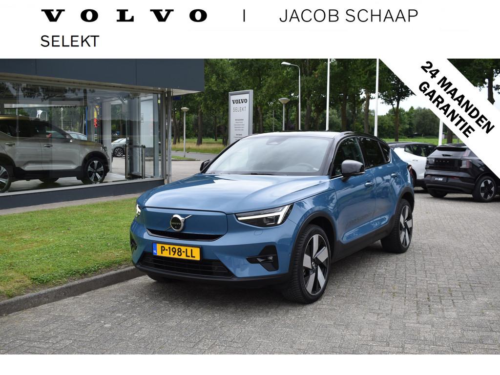 Volvo C40 Recharge 408PK Twin Intro Edition 78 kWh | 20" LMV, Auto's, Blauw, Vierwielaandrijving, SUV of Terreinwagen, 2085 kg