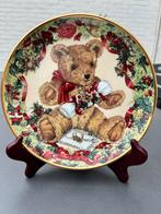 Teddy's First Christmas wandbord Franklin Mint, Ophalen of Verzenden