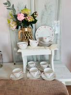 Royal Osborne antiek porseleinen rozen koffie thee set 6 per, Ophalen